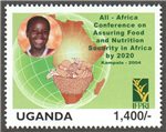 Uganda Scott 1838-9 MNH (Set)